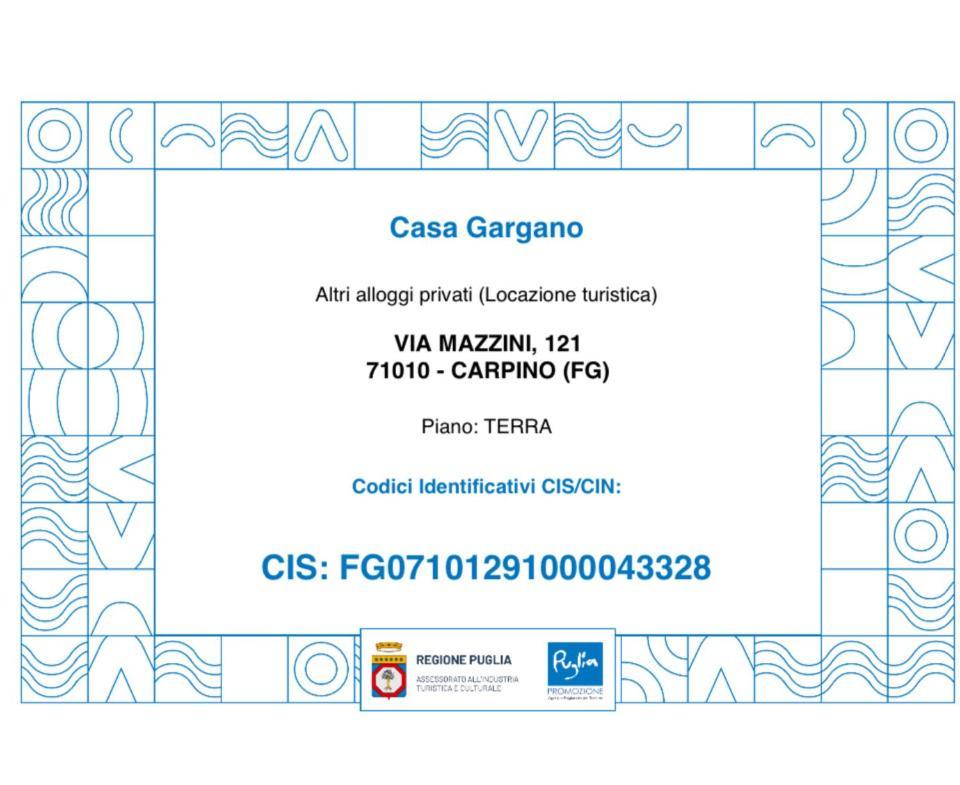 Casa Gargano Daire Carpino Dış mekan fotoğraf